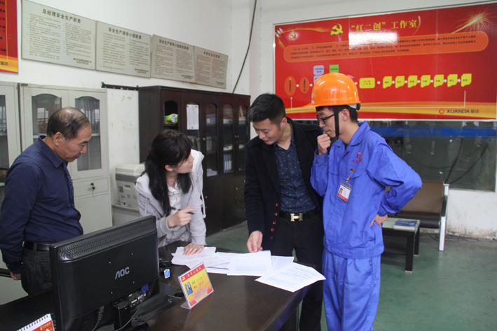 浙江電視臺黨建欄目到宣達采訪